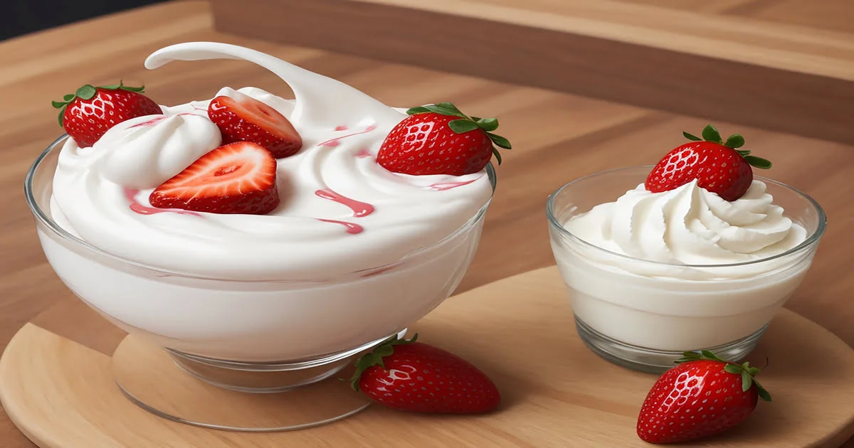 Mousse de Leite Ninho com Morango