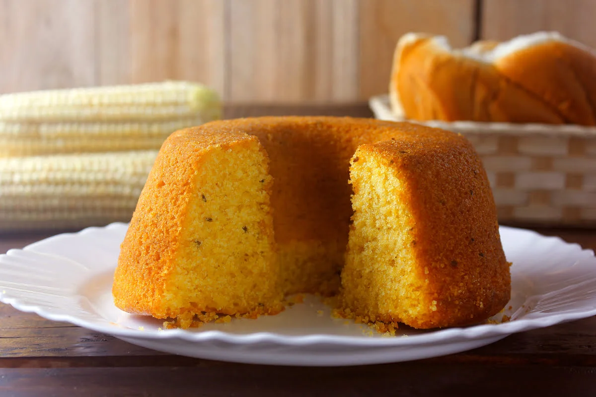 Bolo de Fubá com Maizena