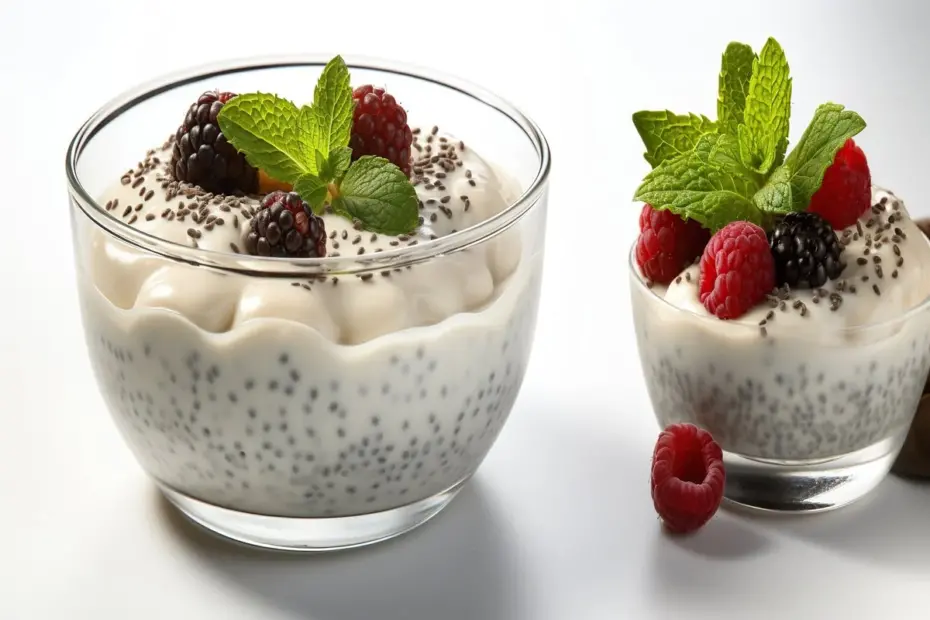 Pudim de chia