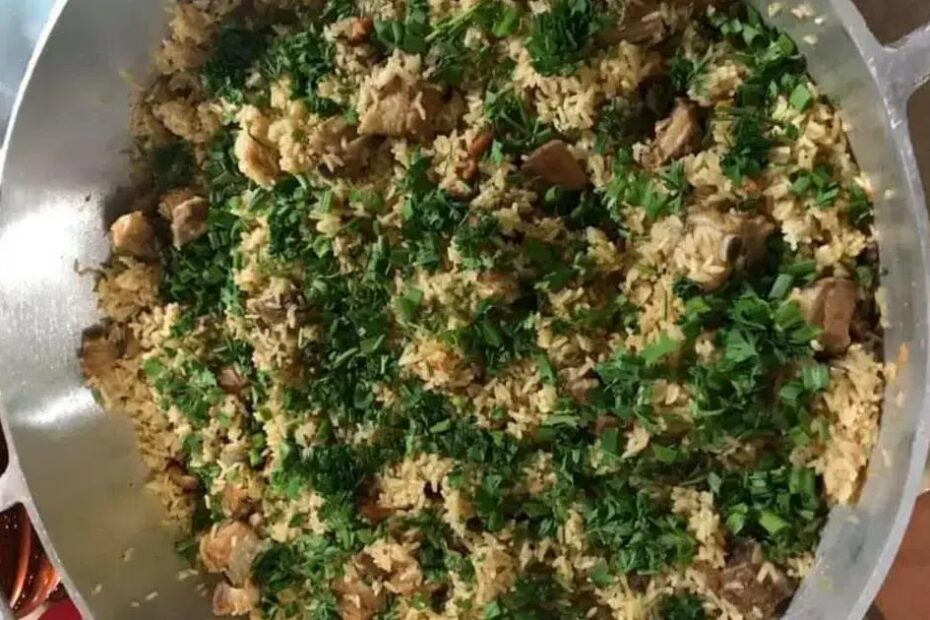 arroz com costelinha