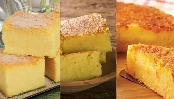 Bolo de fubá cremoso de liquidificador