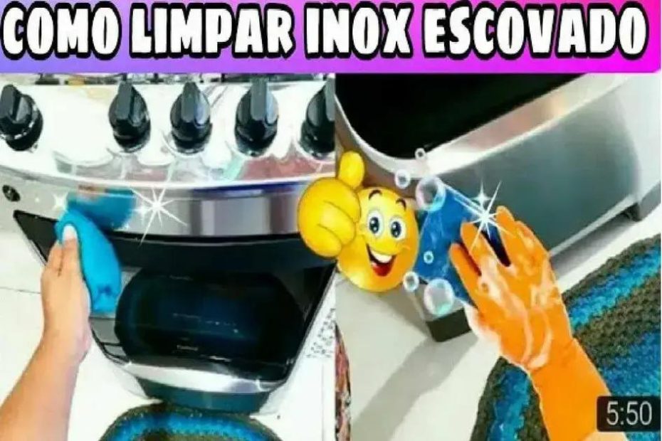 como limpar inox do fogão