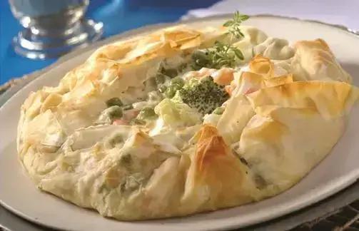 receita de torta folhada de legumes para diabéticos