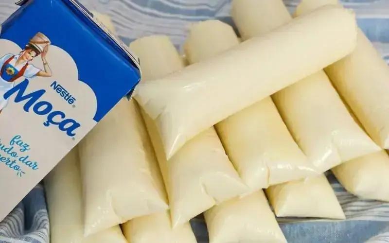 A palavra chave para o artigo é Geladinho de Leite Moça Cremoso.