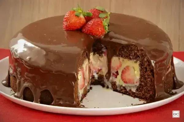Bolo Bombom de Chocolate