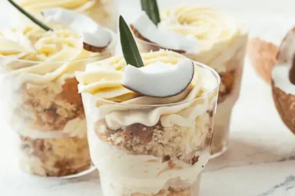 Bolo de Amêndoas no Pote