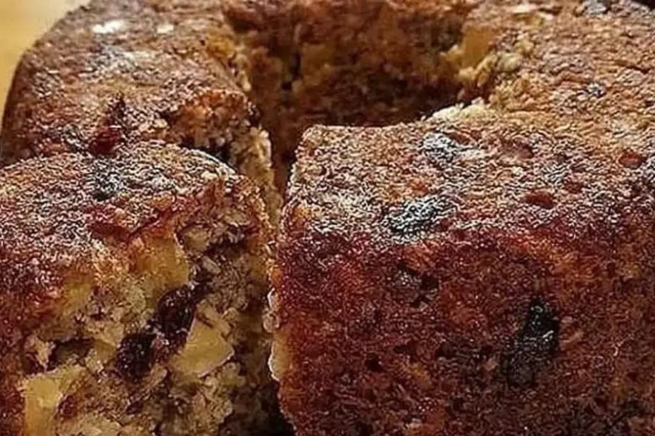 Bolo de Banana com Aveia