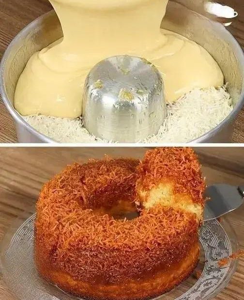 Bolo de Cocada Queimada