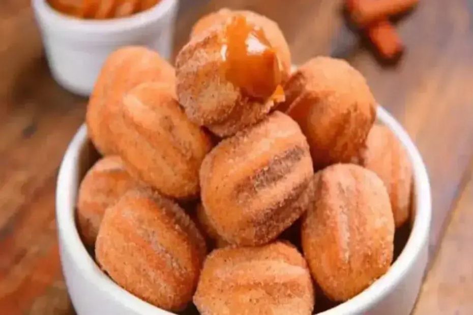 Churros com doce de leite