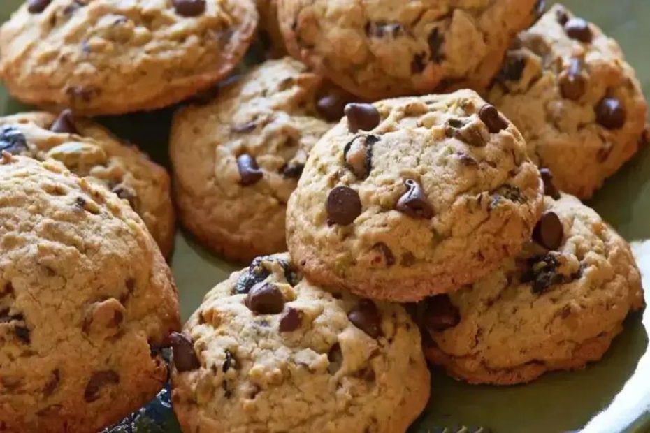 Cookies de Aveia com Gotas de Chocolate