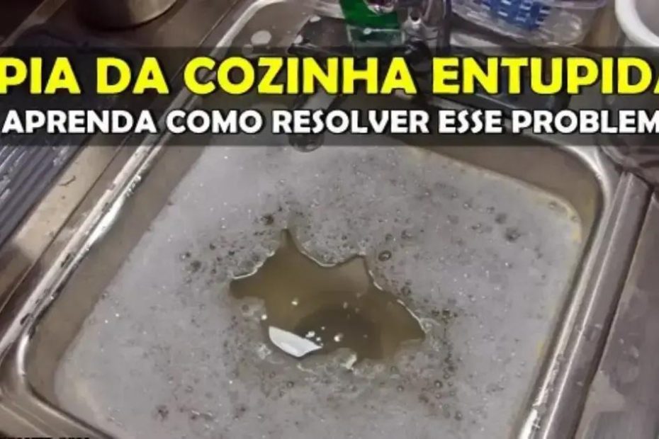 Desentupir pia de cozinha