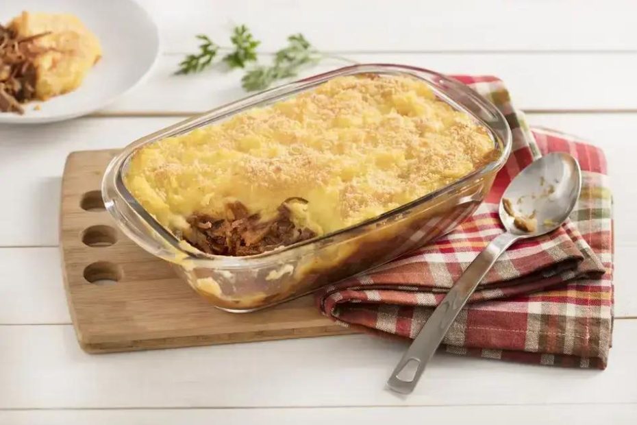 Escondidinho de carne seca