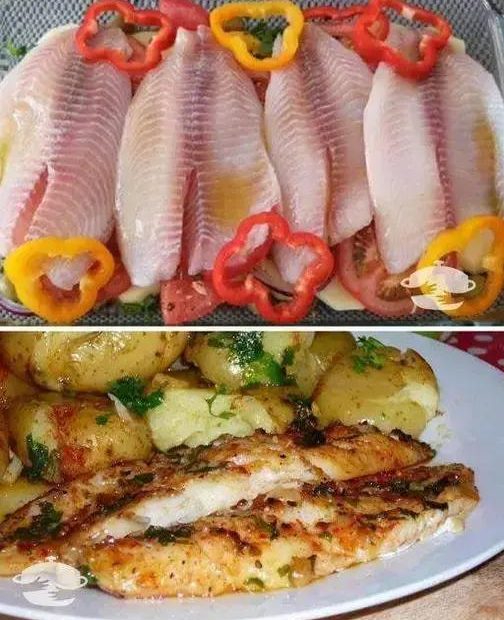 Filé de Tilápia no Forno