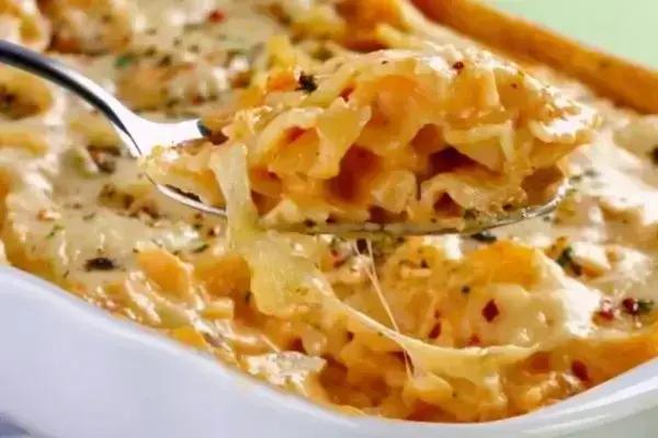 Macarrão Cremoso no Forno