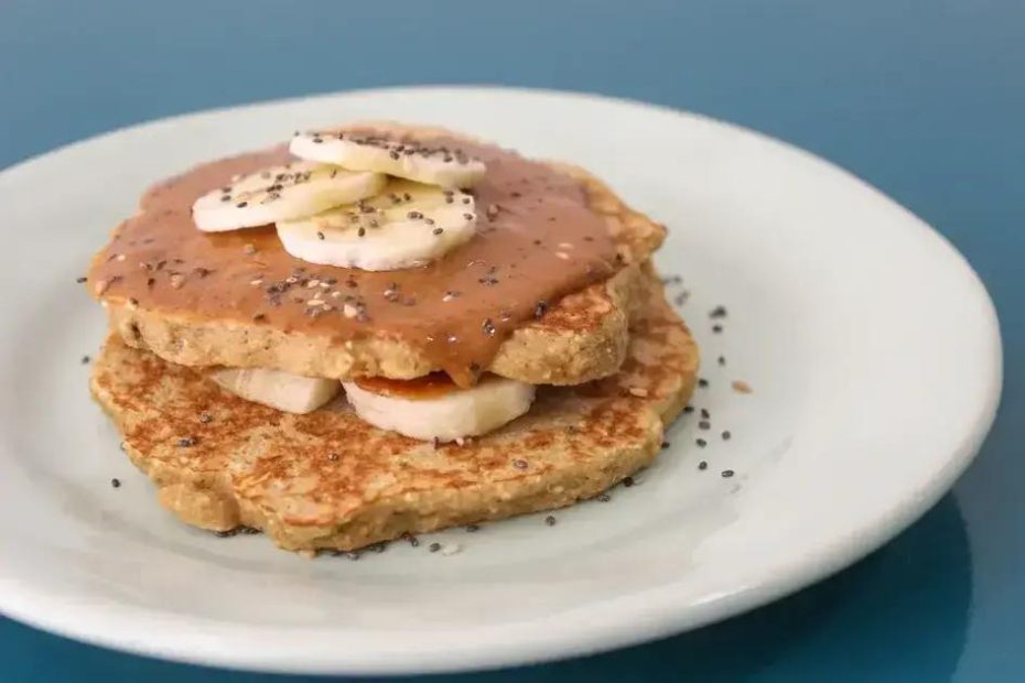 receita de panqueca de banana e aveia
