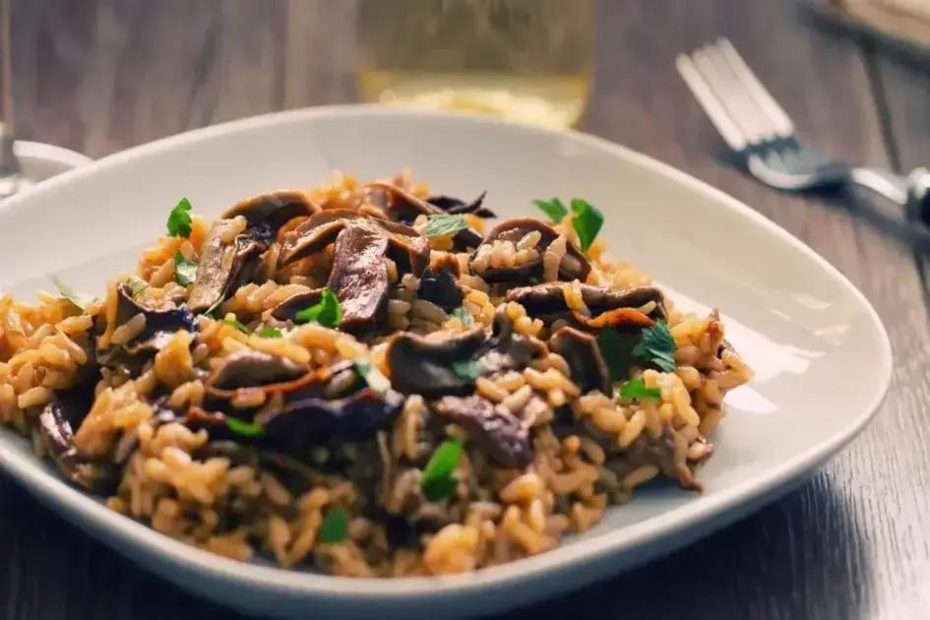 receita de risoto de cogumelos