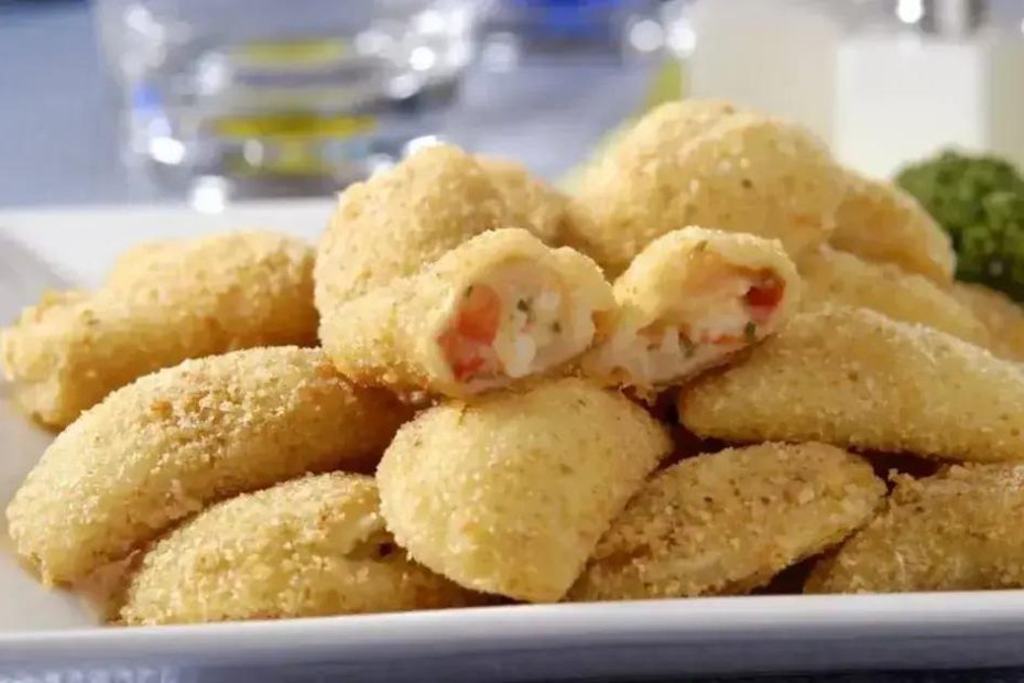 receita de rissole de camarão