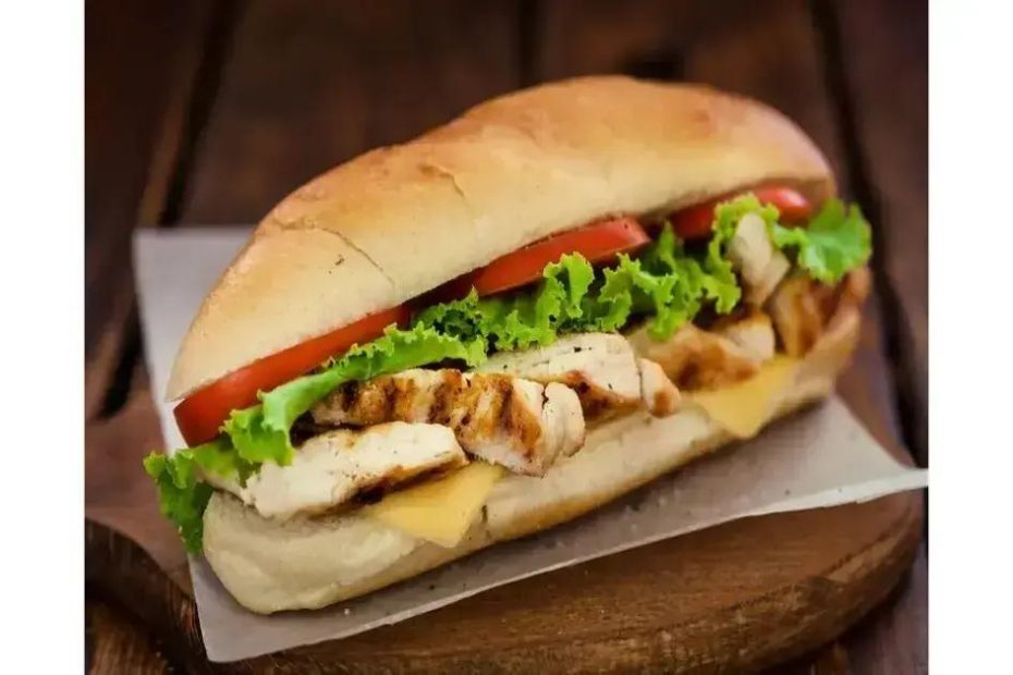 Sanduíche de frango grelhado