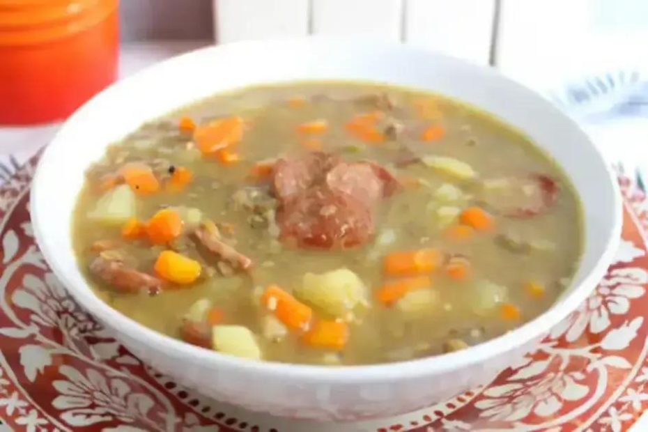 sopa de lentilha com legumes
