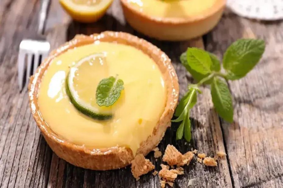 Tartelette de Limão e Manjericão