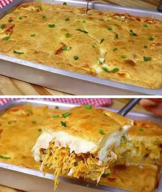 Torta de Frango Cremosa de Liquidificador