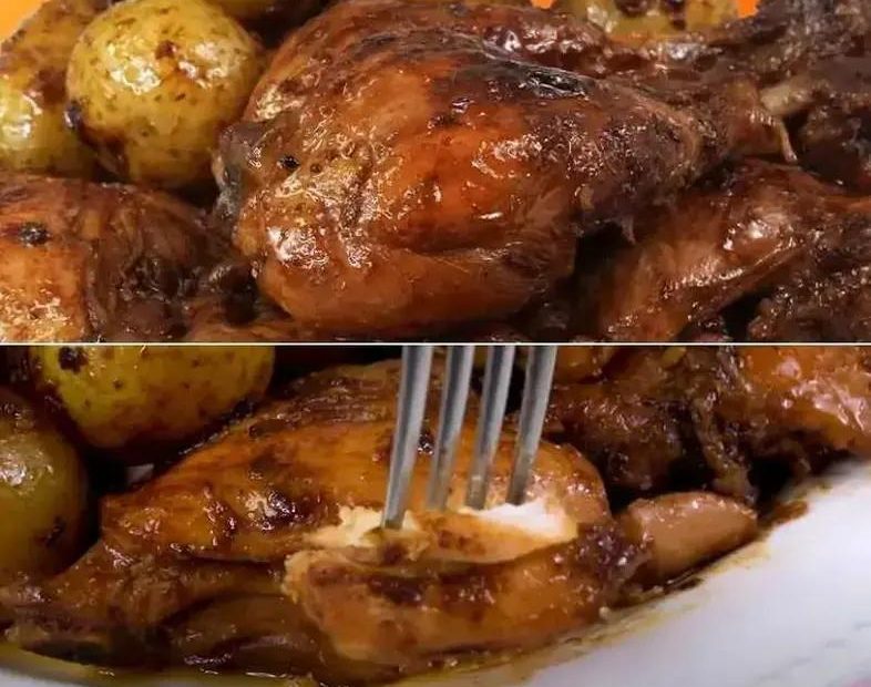 Frango Assado na Panela de Pressão